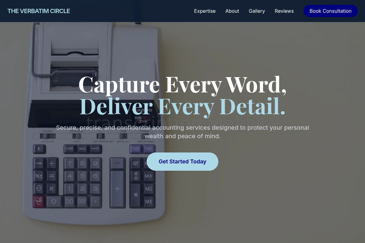 Confidential Accounting